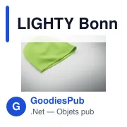 LIGHTY Bonnet unisexe en coton - Miniature 6