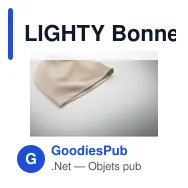 LIGHTY Bonnet unisexe en coton - Miniature 10