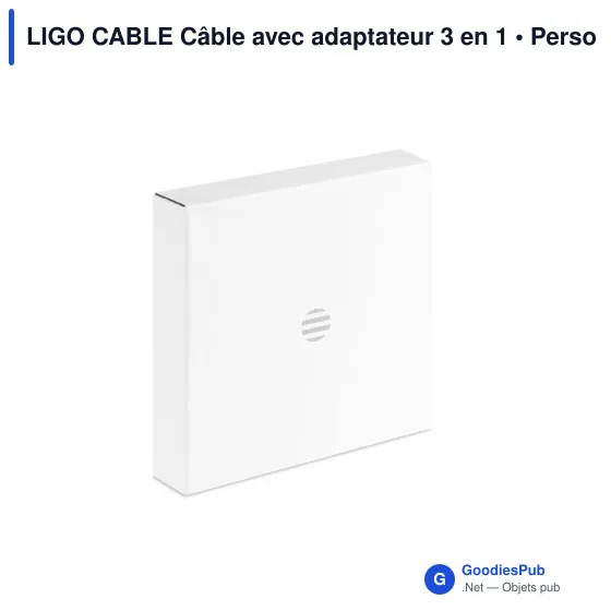 LIGO CABLE Câble avec adaptateur 3 en 1 - Image 7