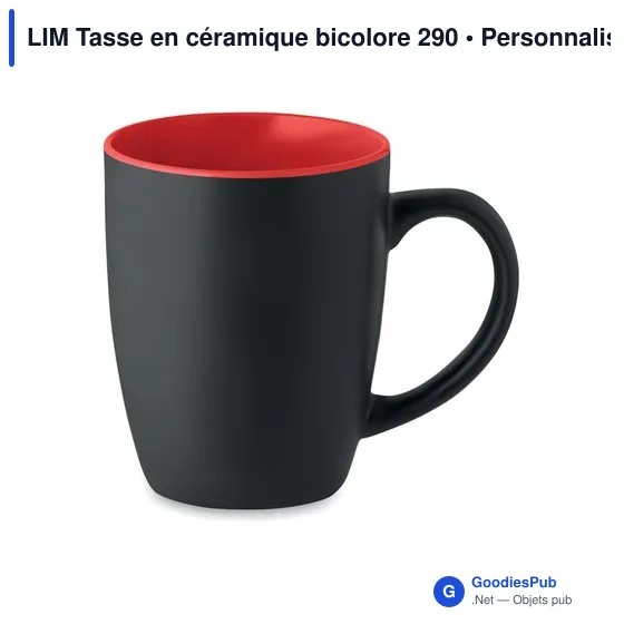 LIM Tasse en céramique bicolore 290 - Image 1