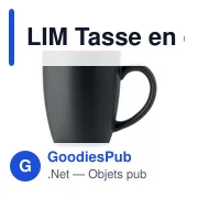 LIM Tasse en céramique bicolore 290 - Miniature 2
