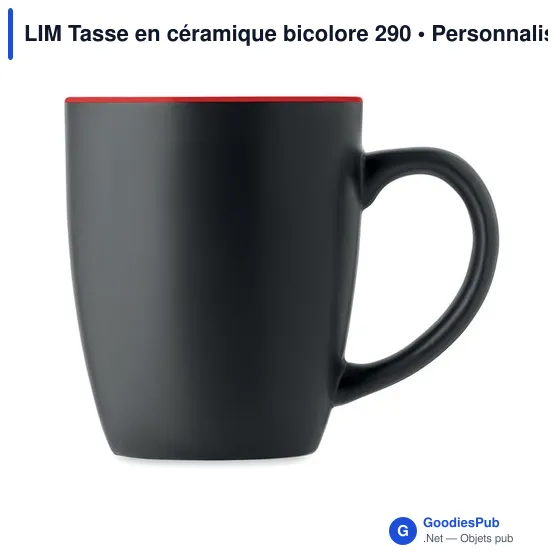 LIM Tasse en céramique bicolore 290 - Image 2