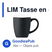 LIM Tasse en céramique bicolore 290 - Miniature 3