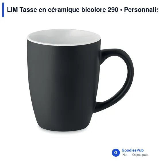 LIM Tasse en céramique bicolore 290 - Image 3