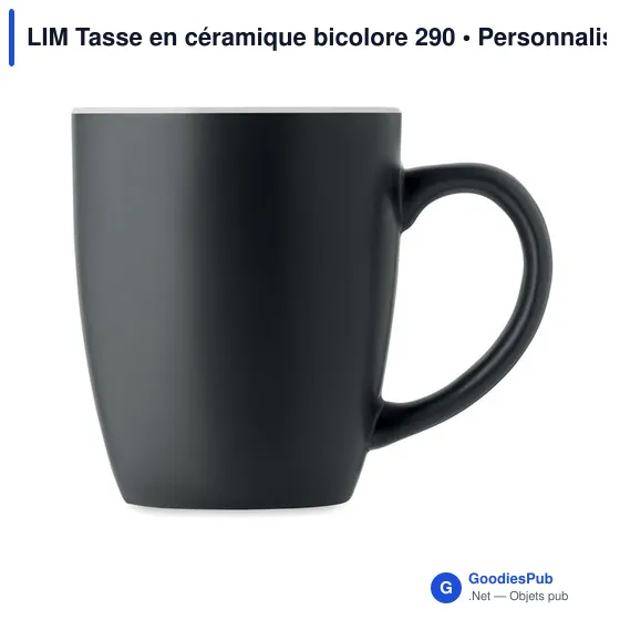 LIM Tasse en céramique bicolore 290 - Image 4