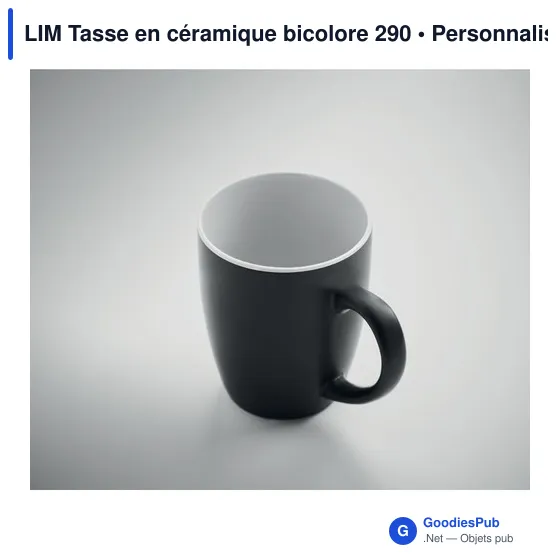 LIM Tasse en céramique bicolore 290 - Image 5