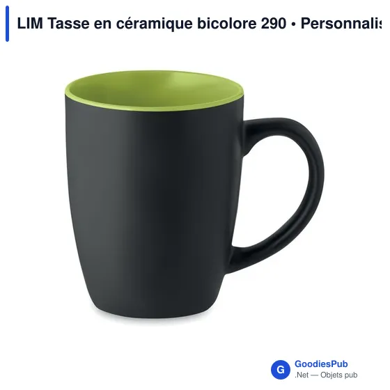 LIM Tasse en céramique bicolore 290 - Image 6