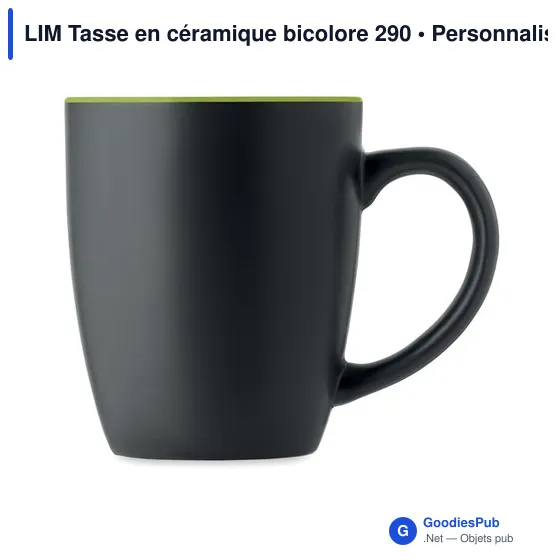 LIM Tasse en céramique bicolore 290 - Image 7