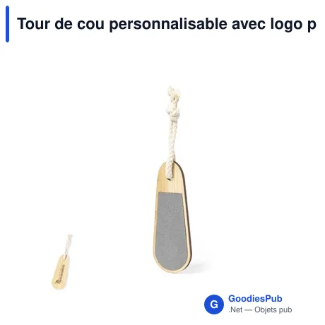 Tour de cou personnalisable avec logo pour entreprises