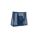 Variante bleu - Sac shopping personnalisable en maille RPET avec logo - LIMP