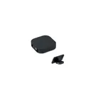 Variante noir - Câble rétractable personnalisable LINEA 100 avec logo