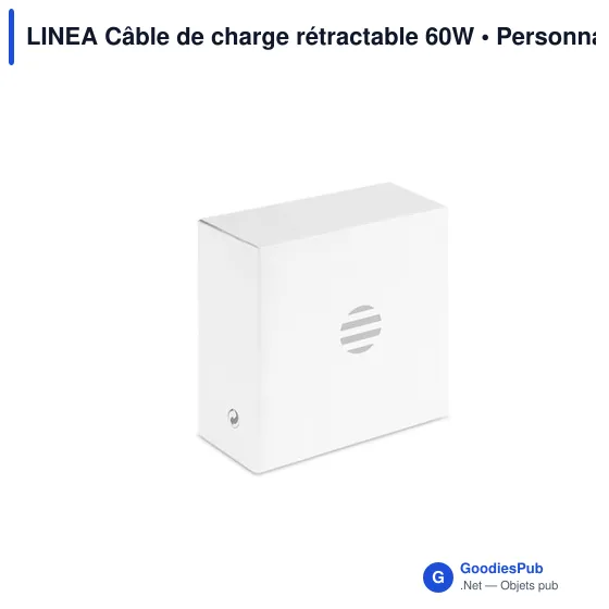LINEA Câble de charge rétractable 60W - Image 4