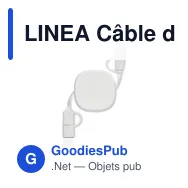 LINEA Câble de charge rétractable 60W - Miniature 7