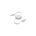 Variante blanc - LINEA Câble de charge rétractable 60W