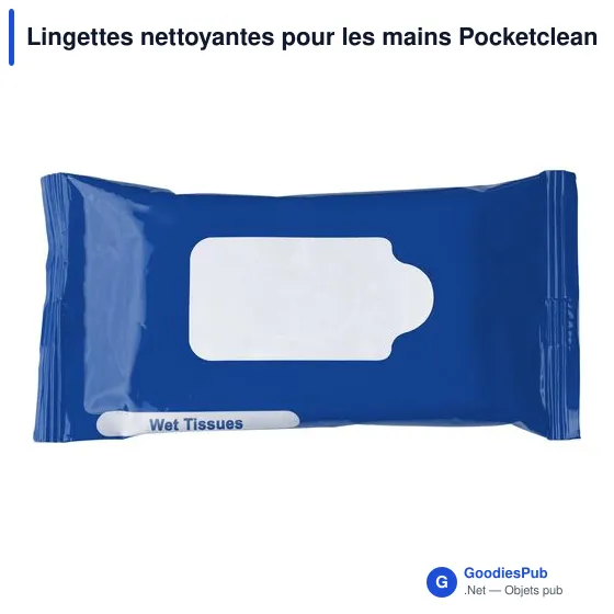 Lingettes nettoyantes pour les mains Pocketclean - Image 2