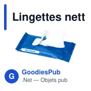 Lingettes nettoyantes pour les mains Pocketclean - Miniature 4