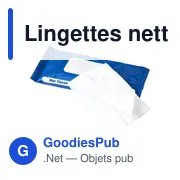 Lingettes nettoyantes pour les mains Pocketclean - Miniature 5