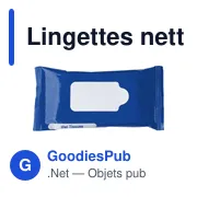 Lingettes nettoyantes pour les mains Pocketclean - Miniature 6