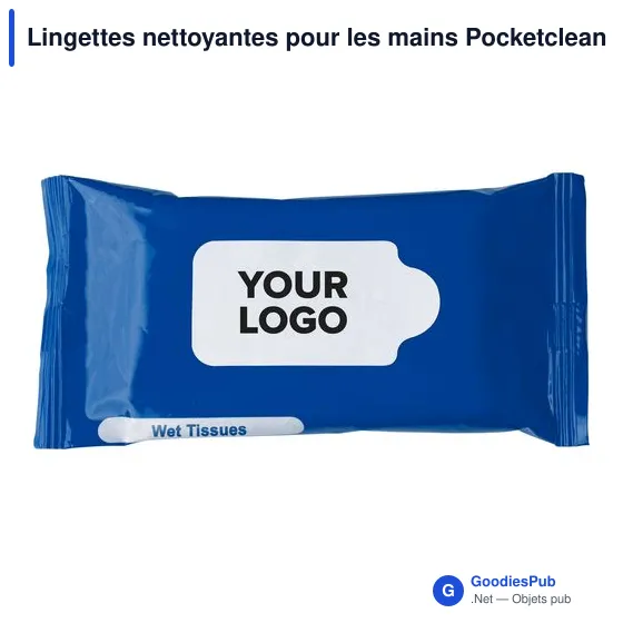 Lingettes nettoyantes pour les mains Pocketclean - Image 7