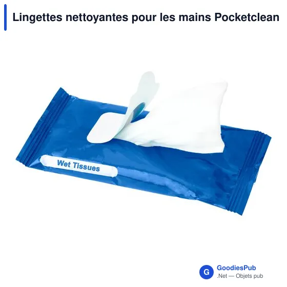 Lingettes nettoyantes pour les mains Pocketclean - Image 8