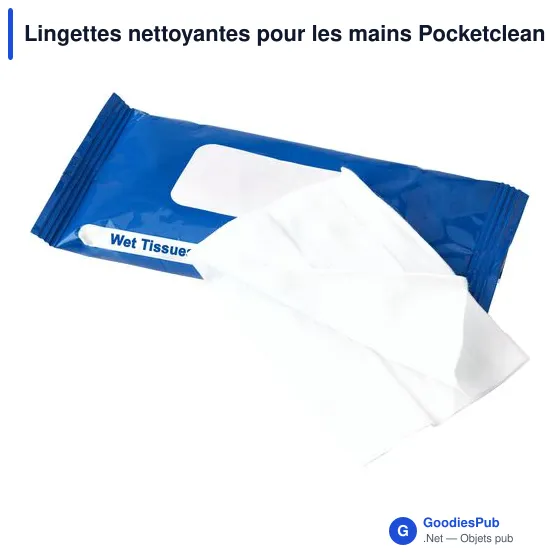 Lingettes nettoyantes pour les mains Pocketclean - Image 9