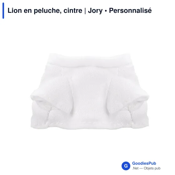 Lion en peluche personnalisable avec logo - Jory - Image 6