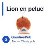 Lion en peluche personnalisable avec logo - Jory - Miniature 7