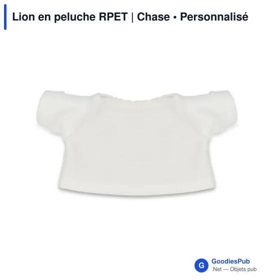 Lion en peluche personnalisable avec logo - Chase - Image 7