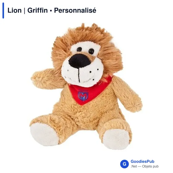 Peluche Lion personnalisable avec logo - Griffin - Image 2