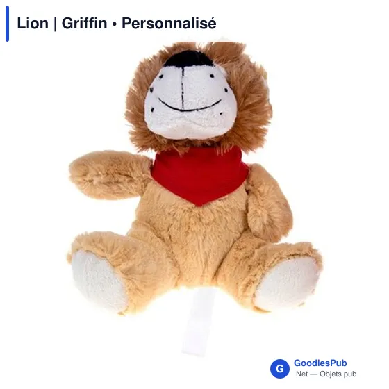 Peluche Lion personnalisable avec logo - Griffin - Image 4