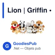 Peluche Lion personnalisable avec logo - Griffin - Miniature 5