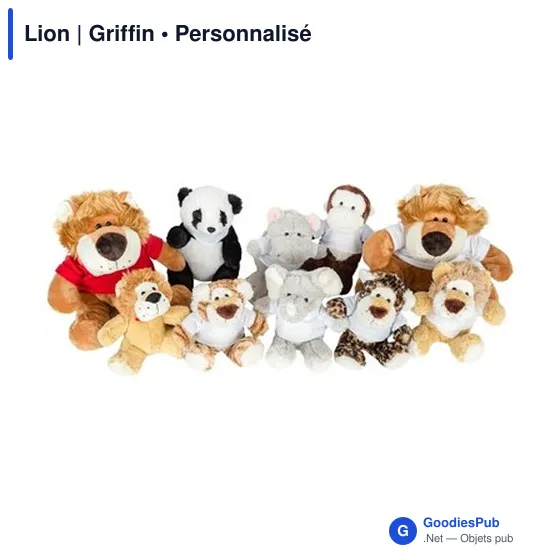 Peluche Lion personnalisable avec logo - Griffin - Image 5