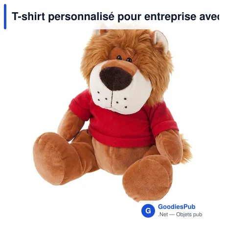 T-shirt personnalisé pour entreprise avec logo - Lion Richard C
