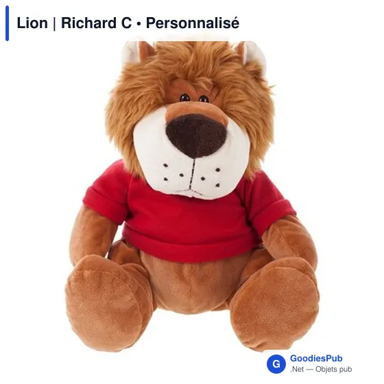 T-shirt personnalisé pour entreprise avec logo - Lion Richard C - Image 2