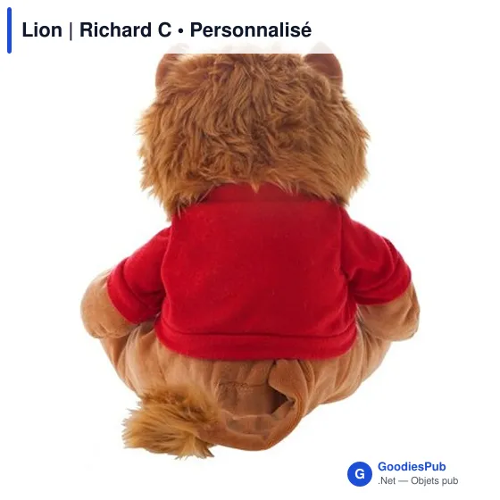 T-shirt personnalisé pour entreprise avec logo - Lion Richard C - Image 3