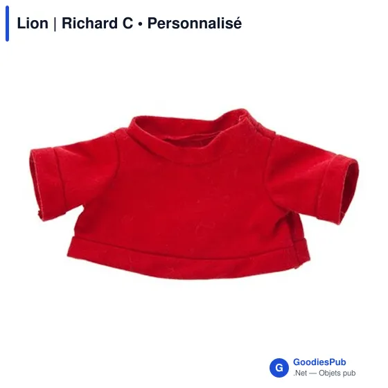 T-shirt personnalisé pour entreprise avec logo - Lion Richard C - Image 4