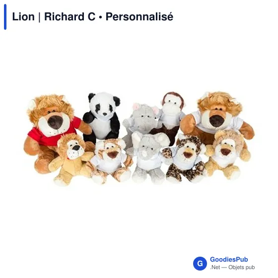 T-shirt personnalisé pour entreprise avec logo - Lion Richard C - Image 7