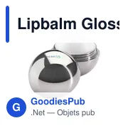 Baume à lèvres personnalisable avec logo - Lipbalm Glossy - Miniature 5