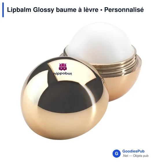 Baume à lèvres personnalisable avec logo - Lipbalm Glossy - Image 8