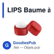 LIPS Baume à lèvres en cube - Miniature 1