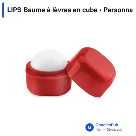 LIPS Baume à lèvres en cube