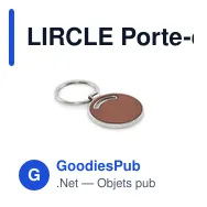 LIRCLE Porte-clés de forme ronde - Miniature 1