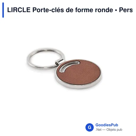 LIRCLE Porte-clés de forme ronde