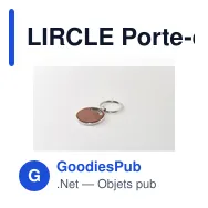 LIRCLE Porte-clés de forme ronde - Miniature 4
