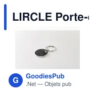 LIRCLE Porte-clés de forme ronde - Miniature 7