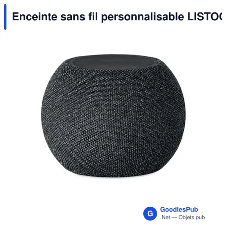Enceinte sans fil personnalisable LISTOO avec logo
