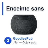 Enceinte sans fil personnalisable LISTOO avec logo - Miniature 6