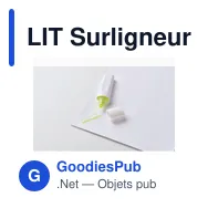 LIT Surligneur en RPET - Miniature 7