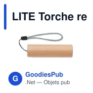 LITE Torche rechargeable en bois - Miniature 2