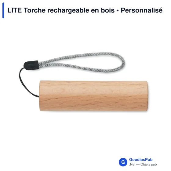 LITE Torche rechargeable en bois - Image 2